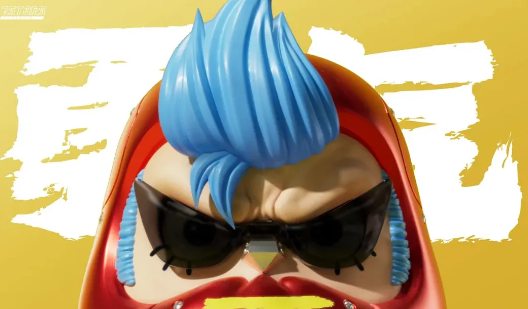 Daruma King Series 006 Franky - ONE PIECE Resin Statue - 7STARS Studios