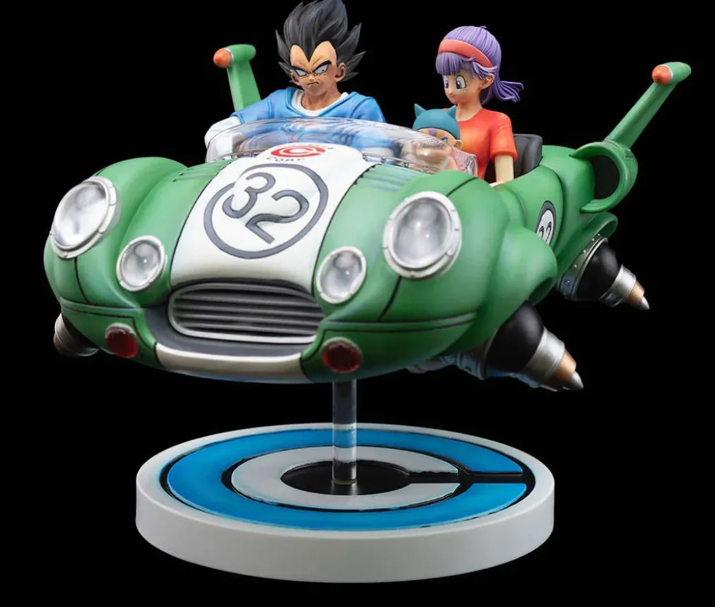 DB & Decoration Scale Vehicle Series The Prince Family Spaceship with LED - Dragon Ball Resin Statue - DB Studios