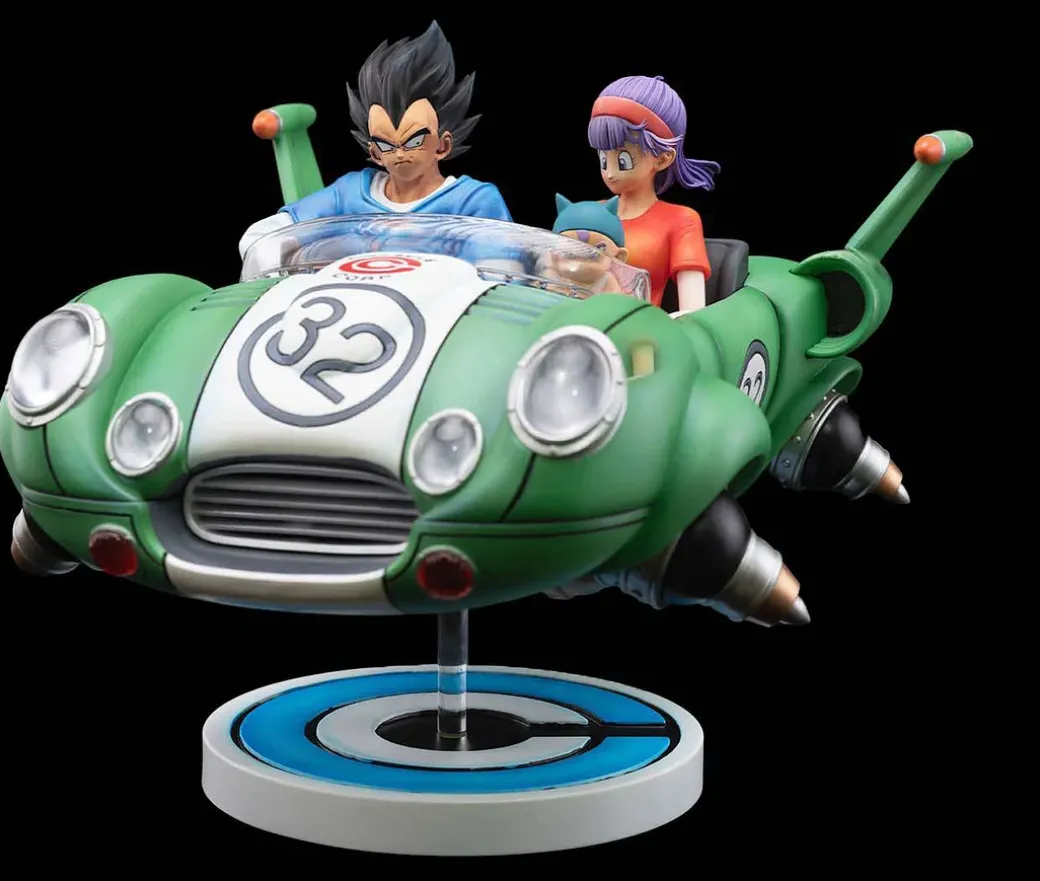 DB & Decoration Scale Vehicle Series The Prince Family Spaceship with LED - Dragon Ball Resin Statue - DB Studios