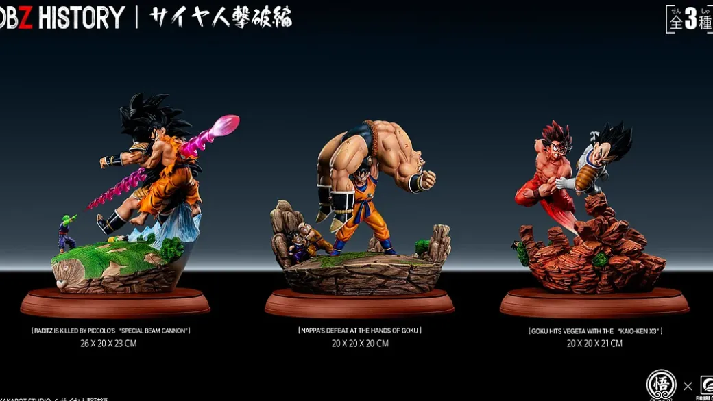 DBZ History Series Vol. 1 - Vol. 3 - Dragon Ball Resin Statue - FC Studios