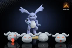 Death Meramon, Gazimon & Pagumon - Digimon Resin Statue - MIMAN Studios