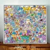 Decorative Paint of First Generation Pokemon Collection - Pokemon Decorative Painting - Mystical Art Studios