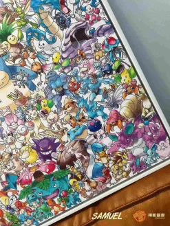 Decorative Paint of First Generation Pokemon Collection - Pokemon Decorative Painting - Mystical Art Studios