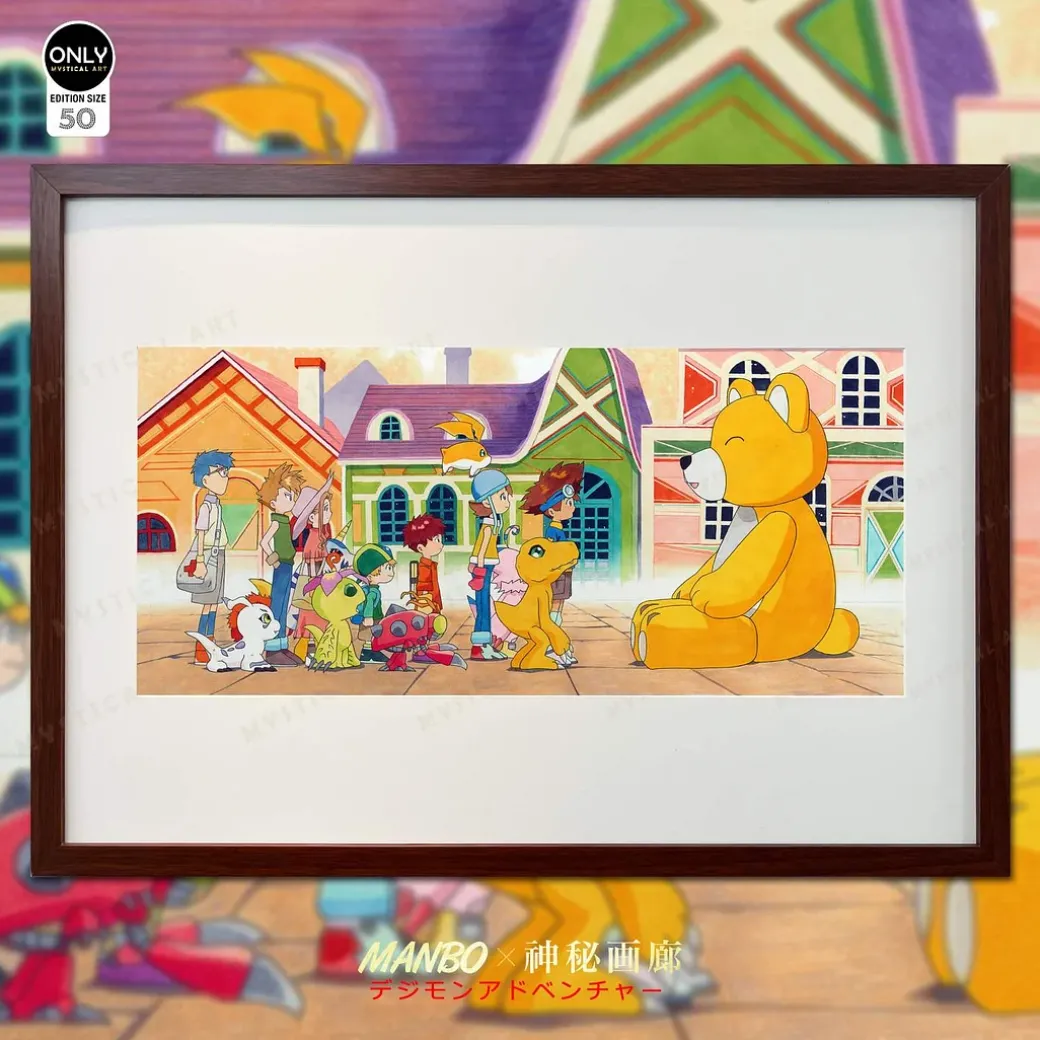 Decorative Paint of Memory Scene in TV Season 1 Chapter 6 - Digimon Decorative Painting - Mystical Art Studios