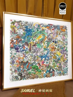 Decorative Paint of Pokemon Collection - Pokemon Decorative Painting - Mystical Art Studios