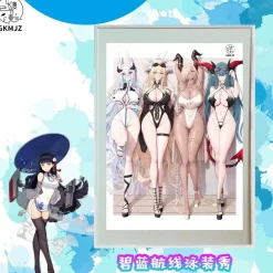 Decorative Paint of Swimsuit Show - Azur Lane Decorative Painting - ManJieZou Studio
