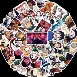 Demon Slayer: The Entertainment District Arc 50pcs Stickers - Free Shipping - Demon Slayer: Kimetsu no Yaiba