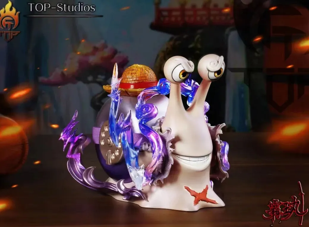 DenDenMushi of Nika Luffy & Yamato - ONE PIECE Resin Statue - TOP-Studios