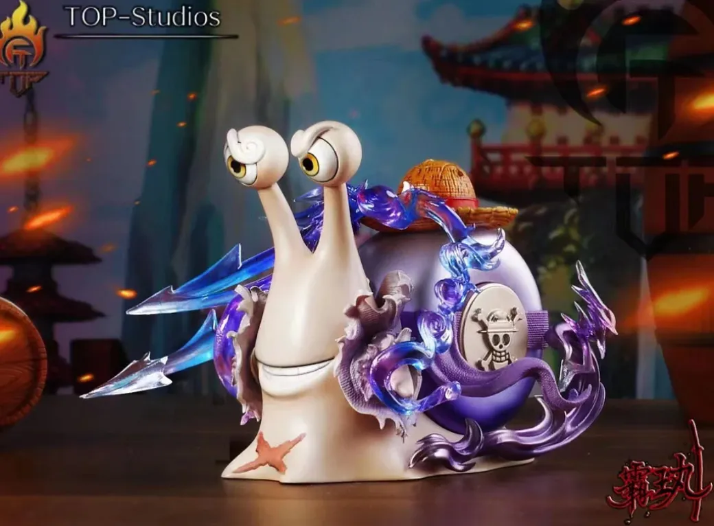 DenDenMushi of Nika Luffy & Yamato - ONE PIECE Resin Statue - TOP-Studios
