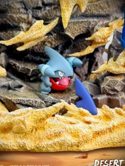 Desert Series Tyranitar and Pokemons - Pokemon Resin Statue - EGGS Studios
