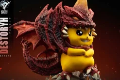 Destoroyah Cosplay Pikachu - Pokemon Godzilla Resin Statue - HARD SHELL Studios