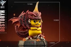 Destoroyah Cosplay Pikachu - Pokemon Godzilla Resin Statue - HARD SHELL Studios