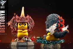 Destoroyah Cosplay Pikachu - Pokemon Godzilla Resin Statue - HARD SHELL Studios