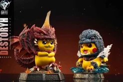 Destoroyah Cosplay Pikachu - Pokemon Godzilla Resin Statue - HARD SHELL Studios