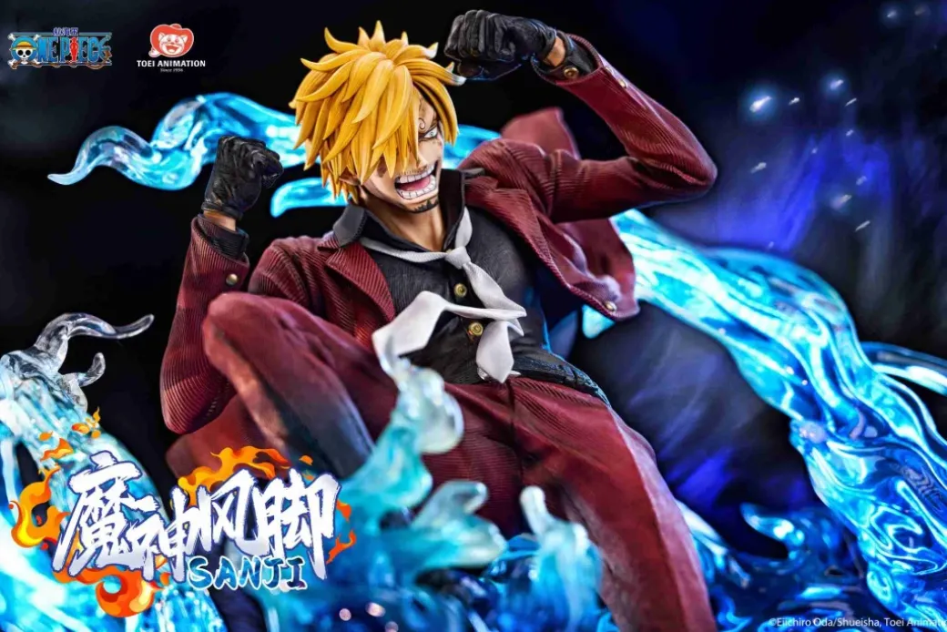 Diable Jambe Sanji with LED - ONE PIECE Official Statue - TOEI Animation
