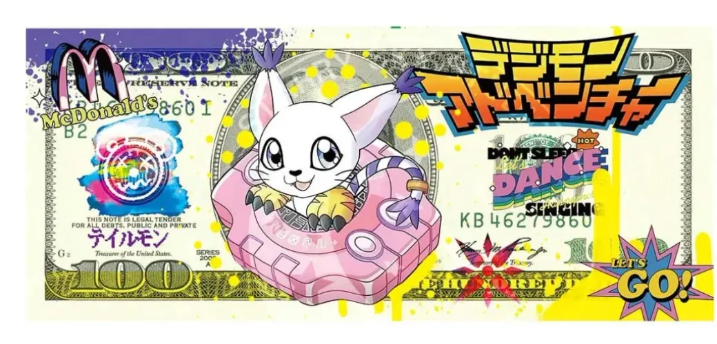 Digimon Dollar Decorative Painting - Digimon - Xingkong Studio