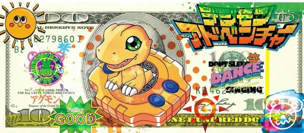 Digimon Dollar Decorative Painting - Digimon - Xingkong Studio