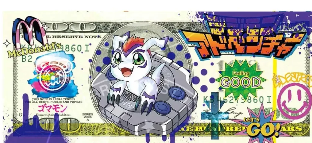 Digimon Dollar Decorative Painting - Digimon - Xingkong Studio