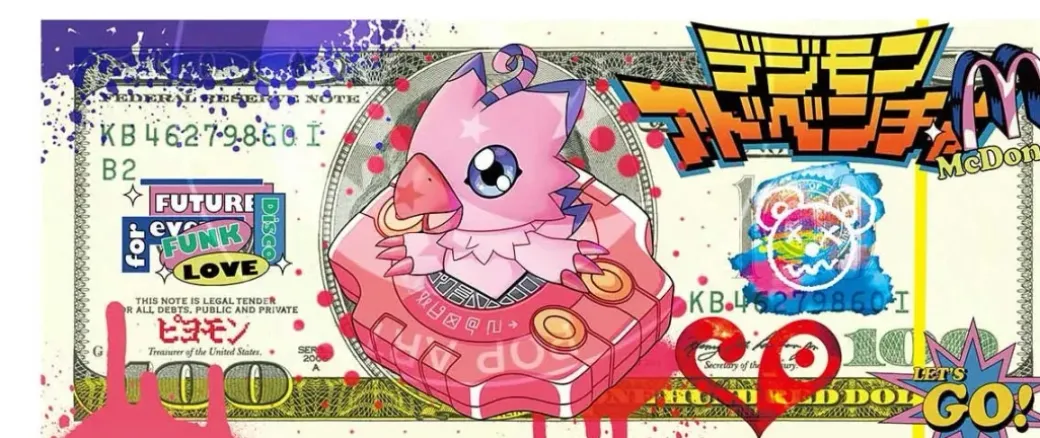 Digimon Dollar Decorative Painting - Digimon - Xingkong Studio