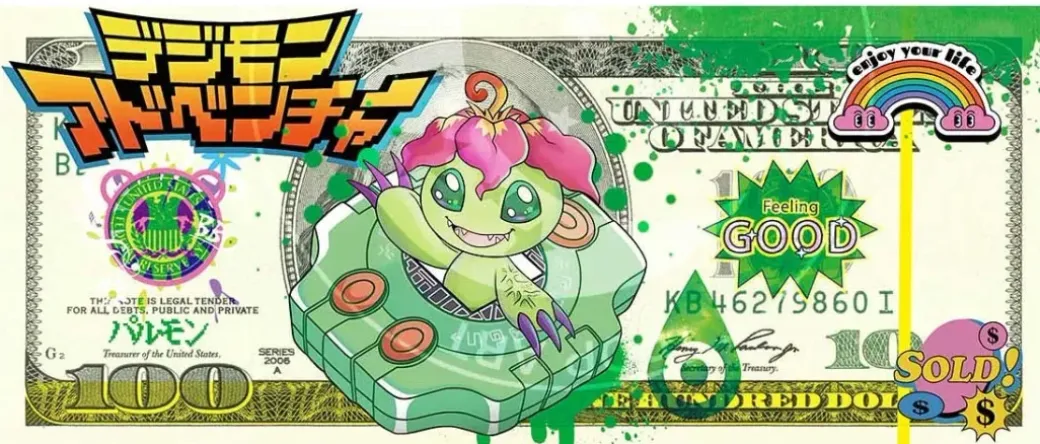 Digimon Dollar Decorative Painting - Digimon - Xingkong Studio