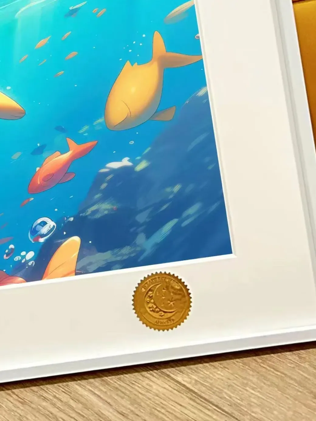 Diving Pikachu Decorative Painting - Pokemon - Xingkong Studio