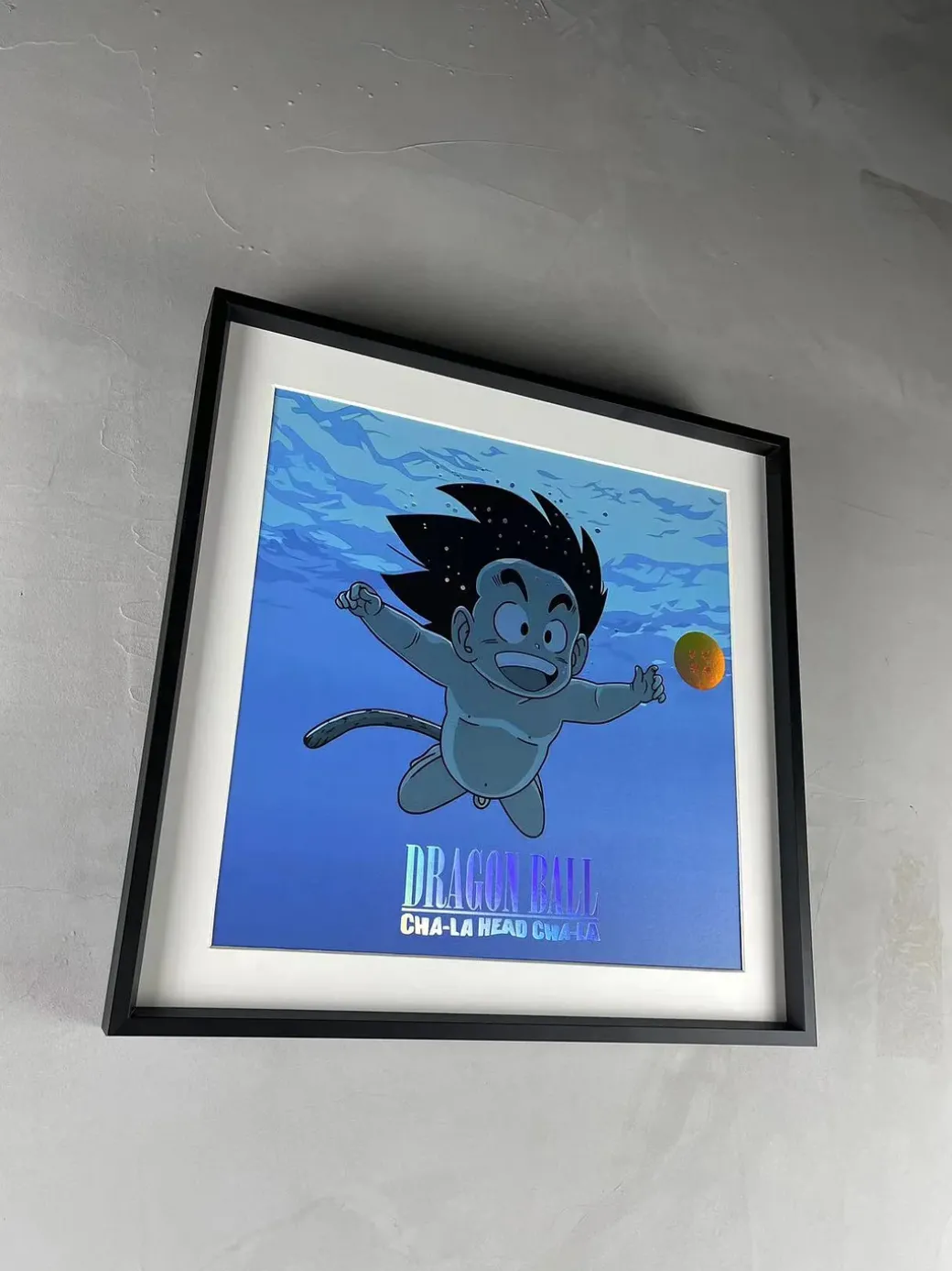 DMP-005 CHA-LA HEAD-CHA-LA Decorative Painting - Dragon Ball Decorative Painting - Drunky Monkey Crew Studio