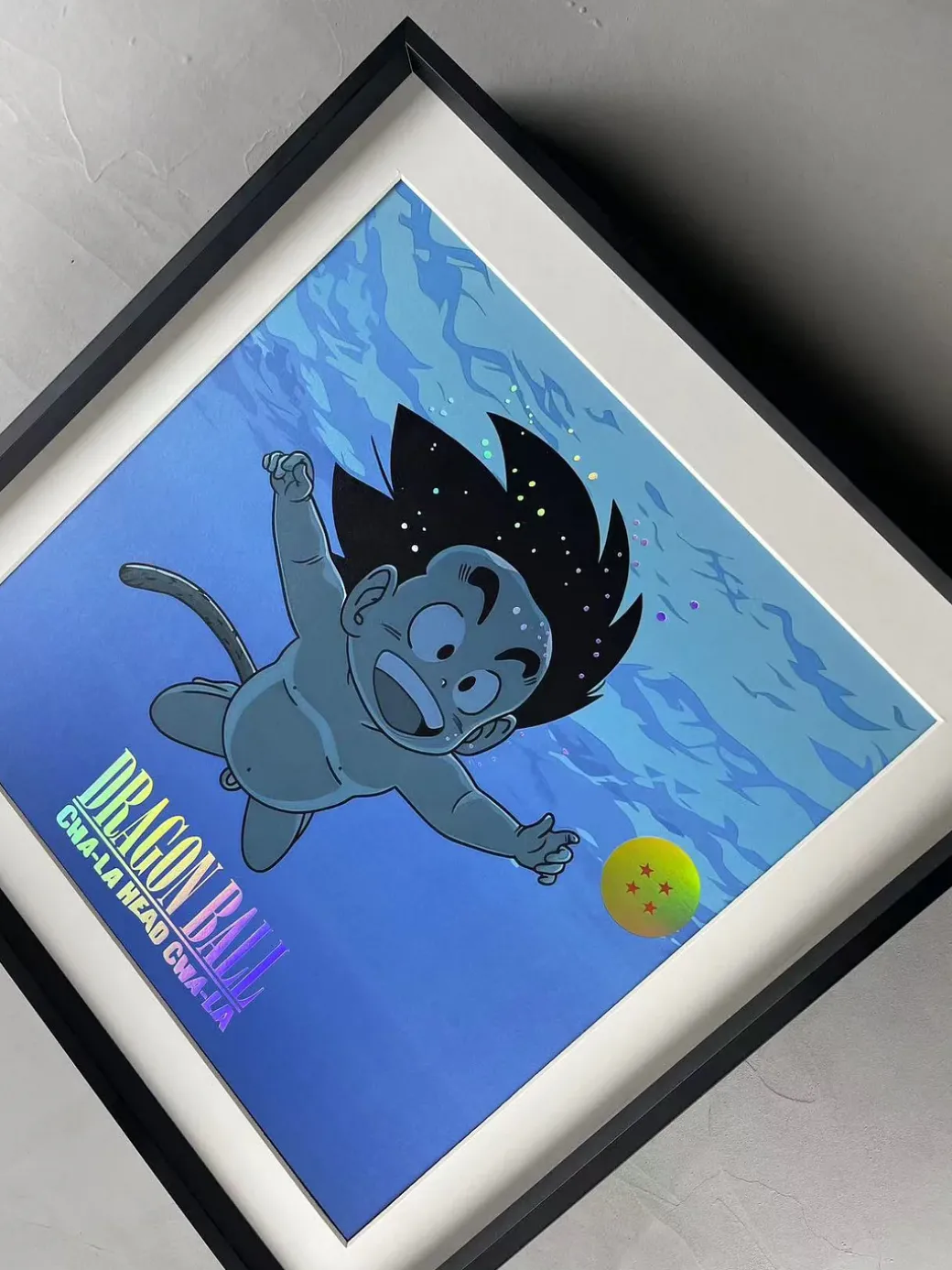 DMP-005 CHA-LA HEAD-CHA-LA Decorative Painting - Dragon Ball Decorative Painting - Drunky Monkey Crew Studio