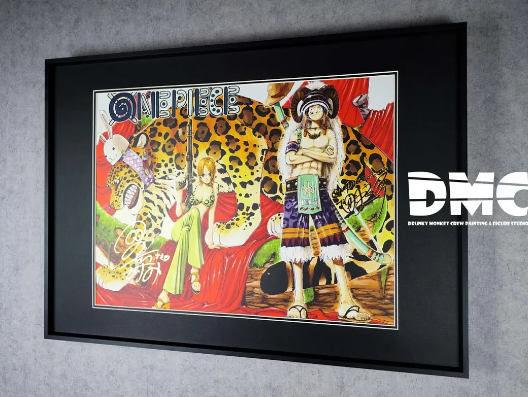DMTS-001 Cover Page of Chapter 175 Release Monkey D. Luffy & Nami Decorative Painting - ONE PIECE Decorative Painting - Drunky Monkey Crew Studio