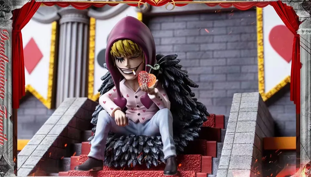 Donquixote Rosinante & Childhood Trafalgar D. Water Law - ONE PIECE Resin Statue - Warhead Studio