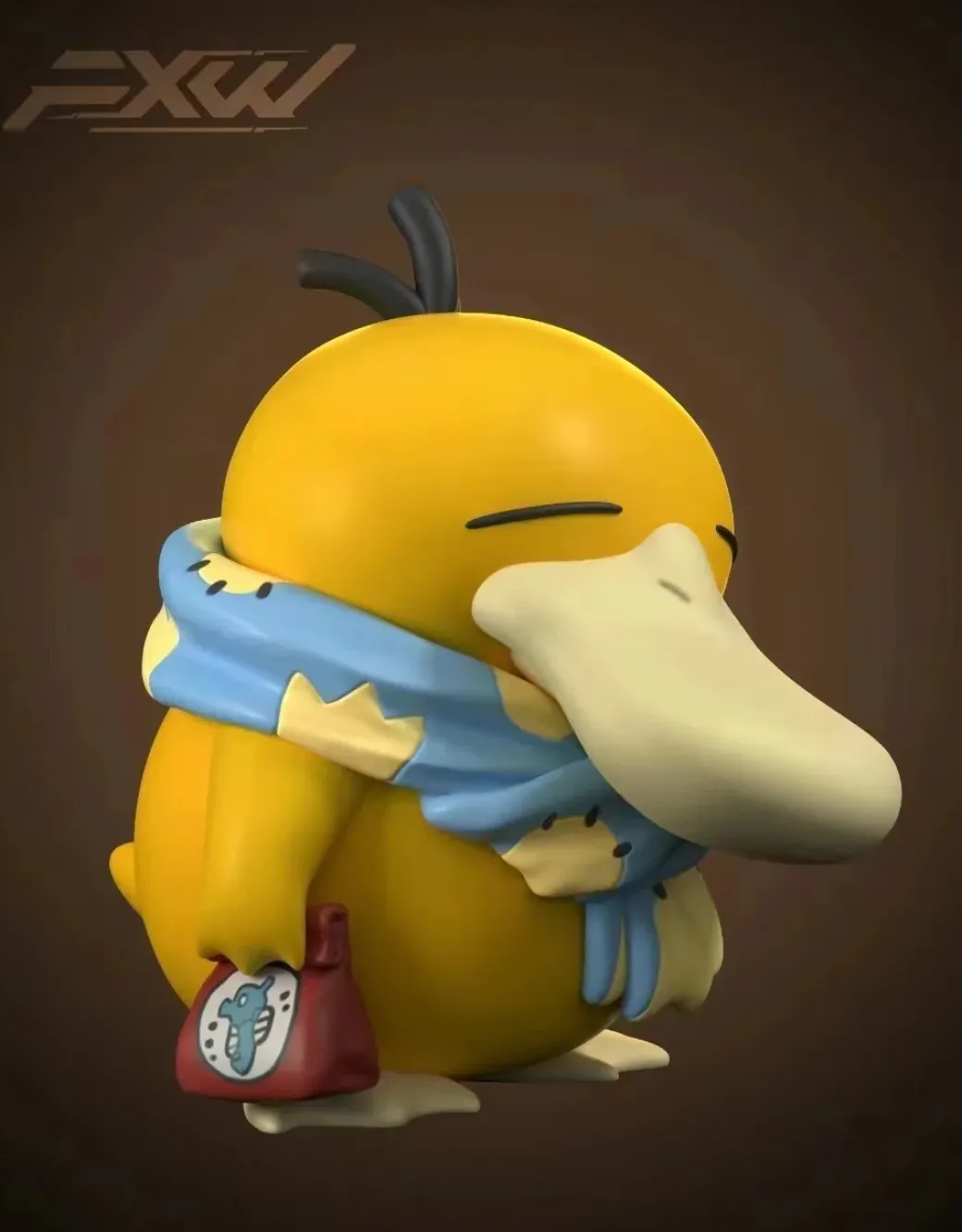 Don't Want To Go To Work Psyduck - Pokemon Resin Statue - FXW Studio