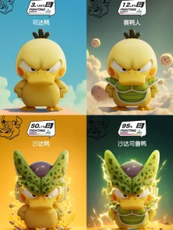 Dragon Ball Cosplay Series Psyduck - Dragon Ball Pokemon Resin Statue - NiuZi Studio