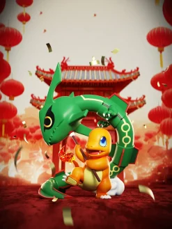 Dragon Dance Charmander - Pokemon Resin Statue - XiaoDuanJiang Studio