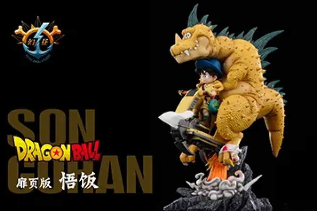 Dragon Knight Arale Norimaki & Son Gohan - Dr. Slump Dragon Ball Resin Statue - HZ-Studios