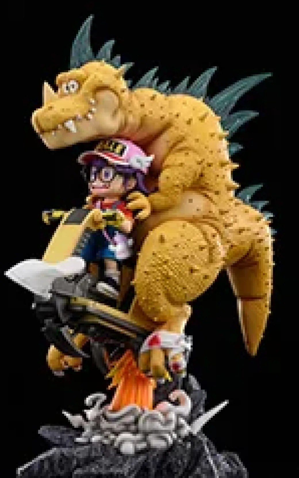 Dragon Knight Arale Norimaki & Son Gohan - Dr. Slump Dragon Ball Resin Statue - HZ-Studios