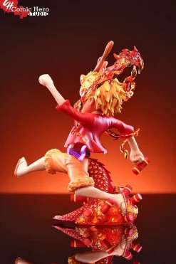 Dragon Year Cosplay Monkey D. Luffy with LED - ONE PIECE Resin Statue - Comic Hero Studio