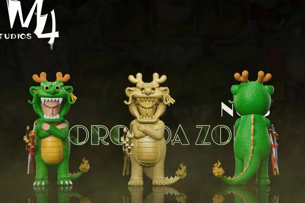 Dragon Year Cosplay Roronoa Zoro - ONE PIECE Resin Statue - M4 Studios