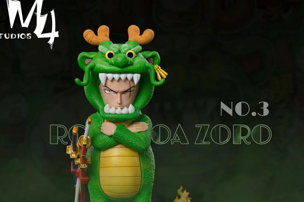 Dragon Year Cosplay Roronoa Zoro - ONE PIECE Resin Statue - M4 Studios