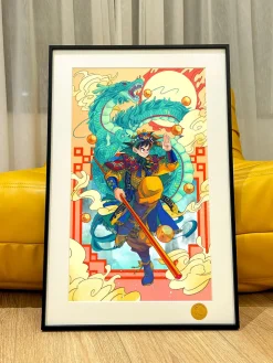 Dragon Year Son Goku Decorative Painting - Dragon Ball - Xingkong Studio