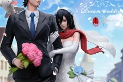 Dream Wedding of Eren Yeager & Mikasa Ackerman - Attack On Titan Resin Statue - LC-Studios