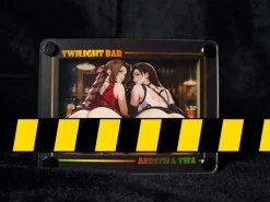 DSCC-001 Card Collection Series Aerith Gainsborough & Tifa Lockheart 3D Card Stand Display - (FF7) Final Fantasy VII - Dorobou Neko Studio