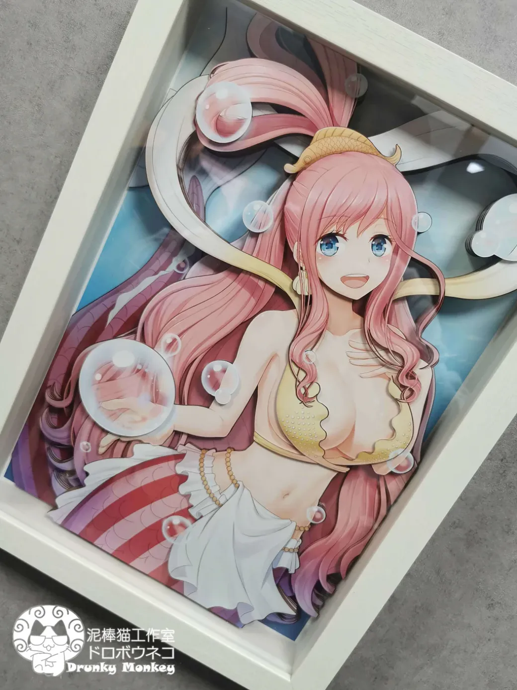 DSMG-002 Detachable Shirahoshi 3D Decorative Painting - ONE PIECE - Dorobou Neko Studio
