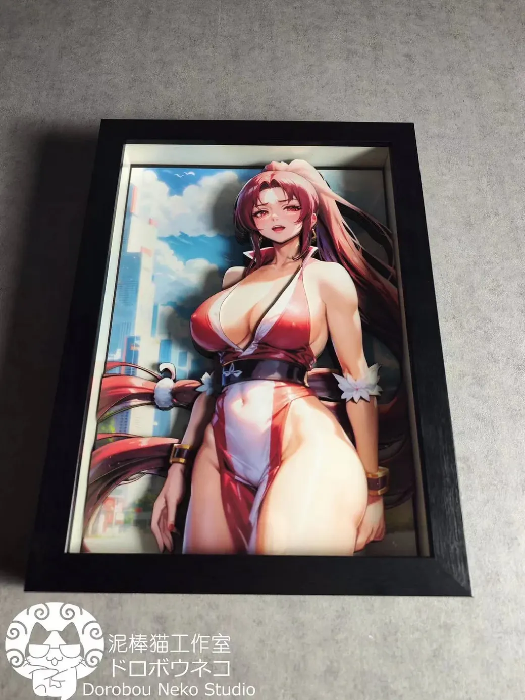 DSMG-011 Mai Shiranui 3D Decoration Painting - The King of Fighters - Dorobou Neko Studio