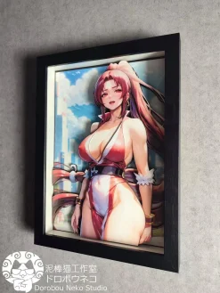 DSMG-011 Mai Shiranui 3D Decoration Painting - The King of Fighters - Dorobou Neko Studio