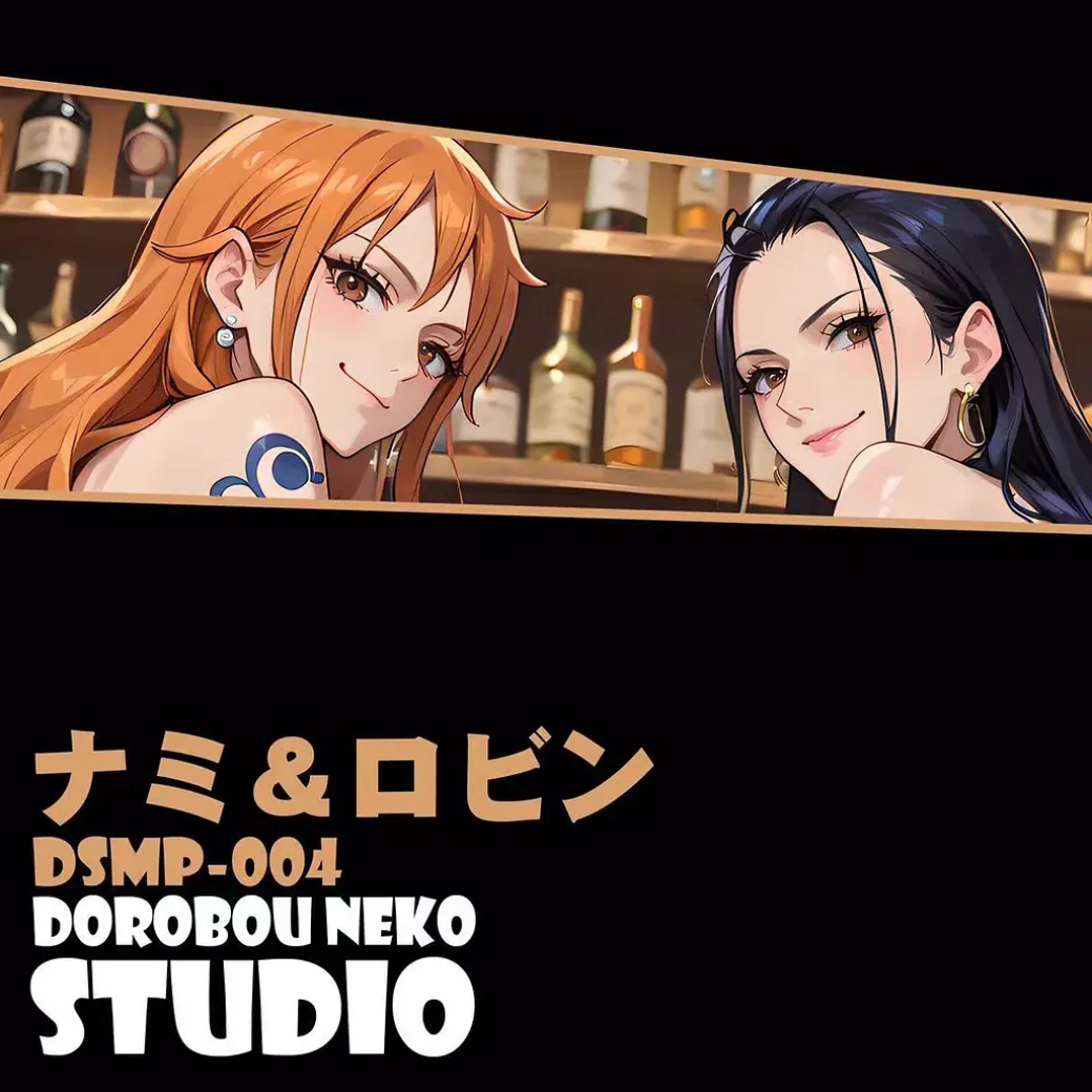 DSMP-004 Nami & Nico Robin 3D Decorative Painting - ONE PIECE - Dorobou Neko Studio