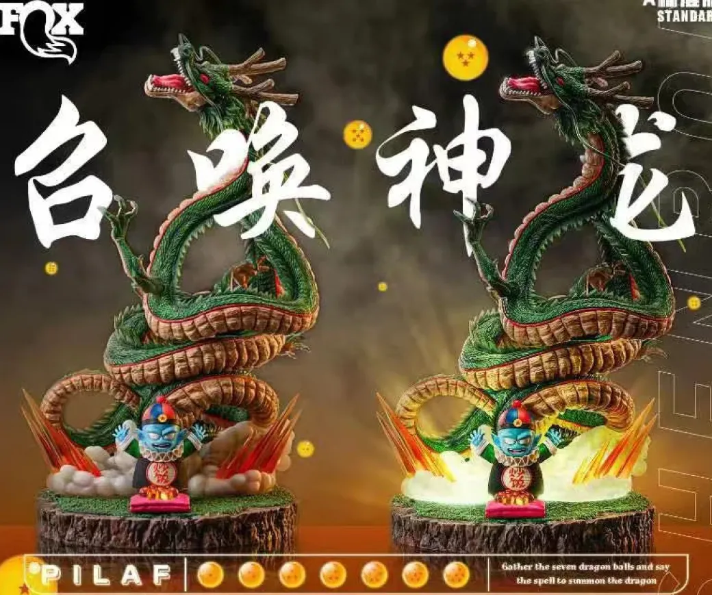 Earth Shenron & Emperor Pilaf - Dragon Ball Statue - FOX Studio