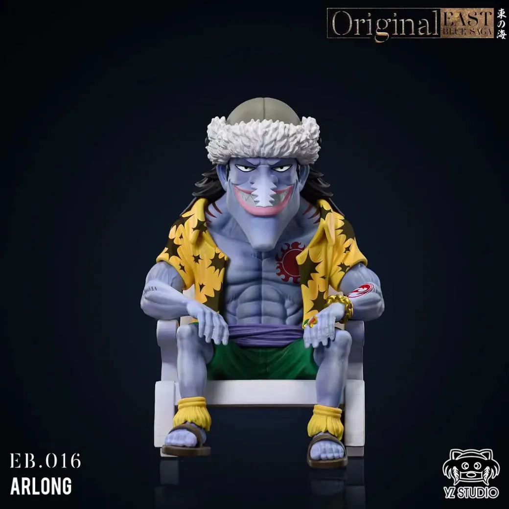 East Blue Saga Series 016 Arlong & 017 Hatchan & 018 Kuroobi & 019 Chew - ONE PIECE Statue - YZ Studios