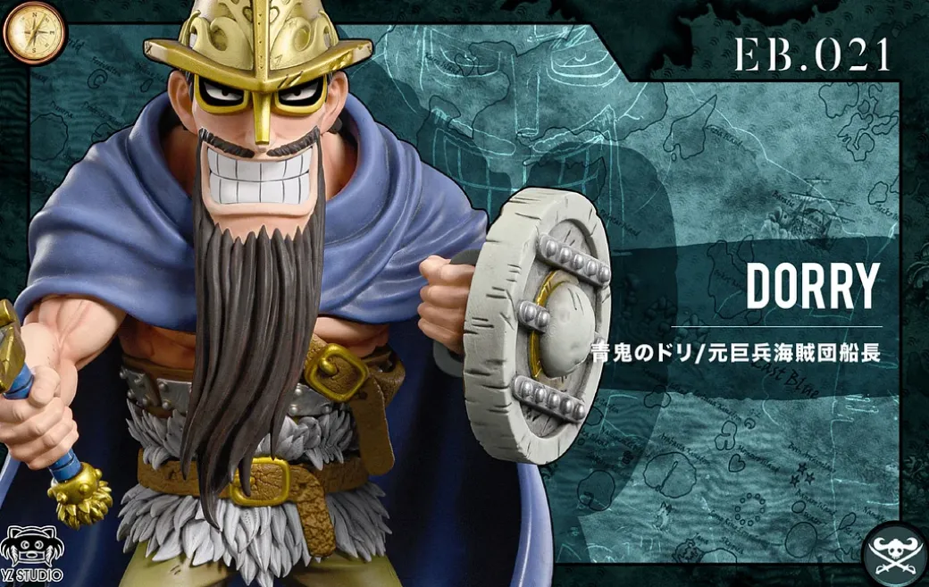 East Blue Saga Series 021 Dorry & 022 Brogy - ONE PIECE Statue - YZ Studios