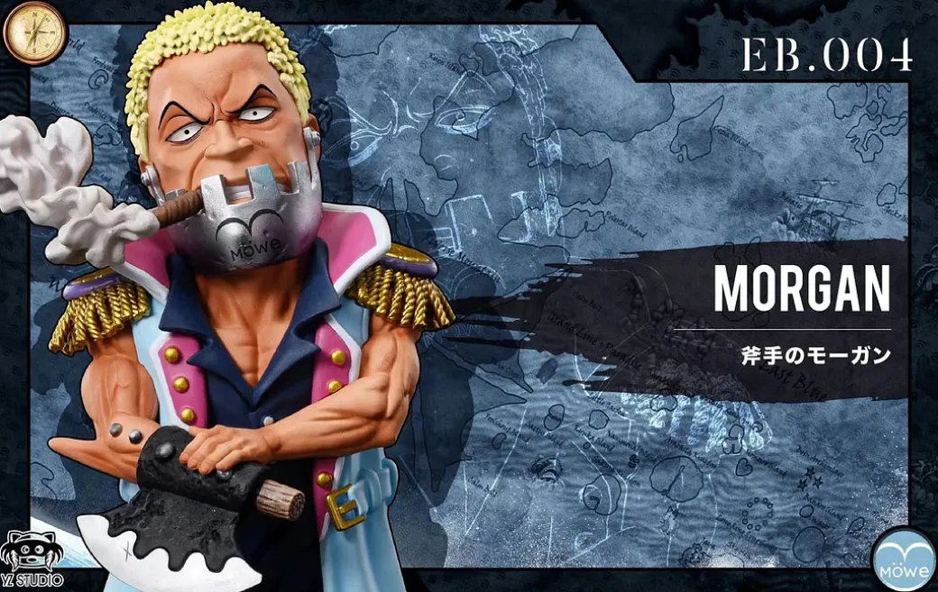 East Blue Saga Series 004 Morgan - ONE PIECE Statue - YZ Studios