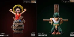 East Blue Saga Series 001 Monkey D. Luffy & 002 Roronoa Zoro - ONE PIECE Statue - YZ Studios
