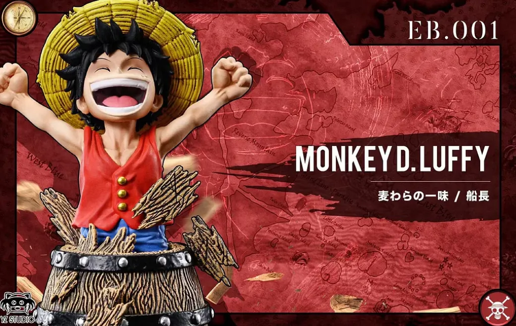 East Blue Saga Series 001 Monkey D. Luffy & 002 Roronoa Zoro - ONE PIECE Statue - YZ Studios